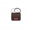 HERMES CONSTANCE 18 ROUGE SELLIER EPSOM PALLADIUM HARDWARE 39835891728478 (18cm)