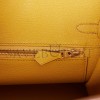 HERMES SPECIAL ORDER (HSS) BIRKIN 25 GOLD AND JAUNE AMBRE TOGO BRUSHED GOLD HARDWARE  HANDMADE(25cm)