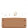 HERMES KELLY SELLIER 25 TRI-COLOR CHAI, LIME AND MAUVE SYLVESTRE EPSOM PALLADIUM HARDWARE(25*17*7cm)