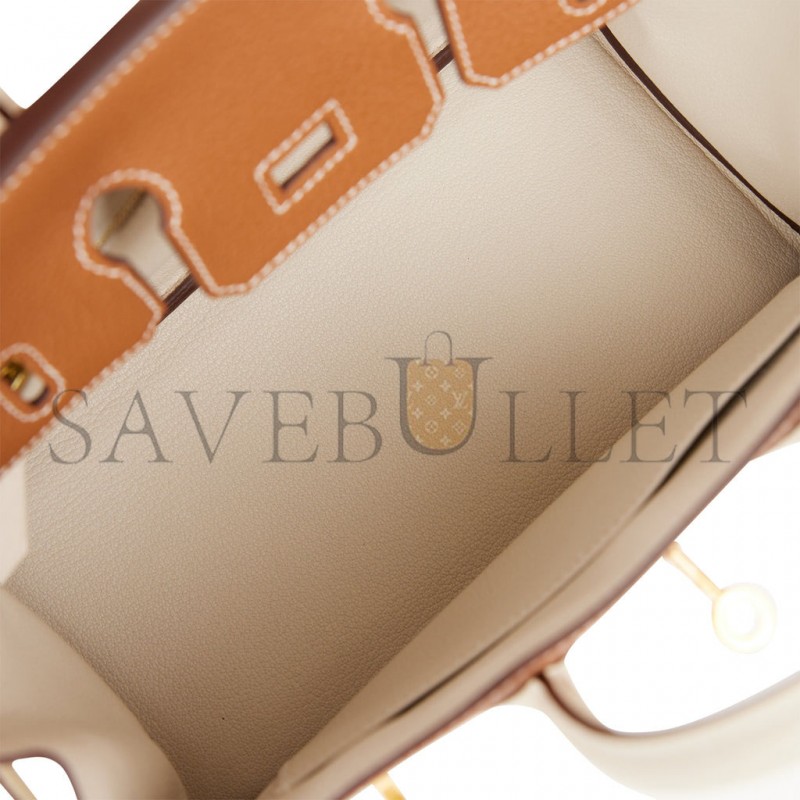 HERMES SPECIAL ORDER (HSS) BIRKIN 25 GOLD AND CRAIE TOGO BRUSHED GOLD HARDWARE HANDMADE (25cm) HERMES SPECIAL ORDER (HSS) BIRKIN 25 GOLD AND CRAIE TOGO BRUSHED GOLD HARDWARE HANDMADE (25cm)