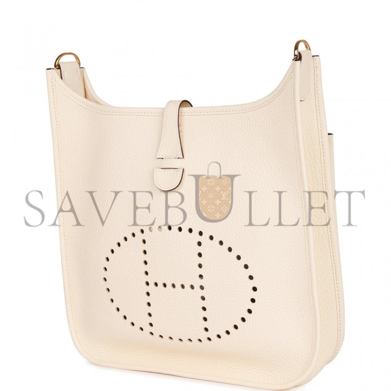 HERMES EVELYNE III 29 CLEMENCE GOLD HARDWARE (30*29*8cm)