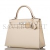 HERMES KELLY SELLIER 28 NATA VERSO EPSOM PALLADIUM HARDWARE (28*22*10cm)