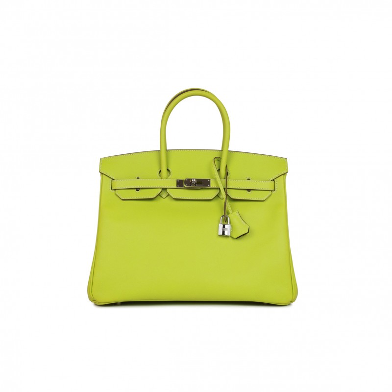 HERMES BIRKIN 35 KIWI CANDY EPSOM PALLADIUM HARDWARE (35cm)