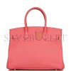 HERMES BIRKIN 30 ROSE LIPSTICK TOGO GOLD HARDWARE (30cm)