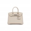 HERMES 3 EN 1 BIRKIN 30 BETON TOGO AND SWIFT PALLADIUM HARDWARE  (30cm)