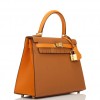 HERMES SPECIAL ORDER (HSS) KELLY SELLIER 25 GOLD AND APRICOT EPSOM GOLD HARDWARE HANDMADE (25*17*7cm) HERMES SPECIAL ORDER (HSS) KELLY SELLIER 25 GOLD AND APRICOT EPSOM GOLD HARDWARE HANDMADE (25*17*7cm)