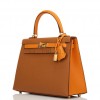 HERMES SPECIAL ORDER (HSS) KELLY SELLIER 25 GOLD AND APRICOT EPSOM GOLD HARDWARE HANDMADE (25*17*7cm) HERMES SPECIAL ORDER (HSS) KELLY SELLIER 25 GOLD AND APRICOT EPSOM GOLD HARDWARE HANDMADE (25*17*7cm)