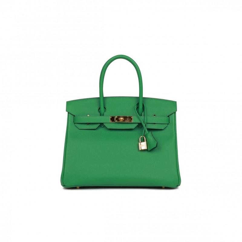 HERMES BIRKIN 30 CACTUS EPSOM GOLD HARDWARE (30cm)