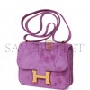 HERMES CONSTANCE 18 VIOLET DOBLIS GOLD HARDWARE 39793238179934 (18cm)