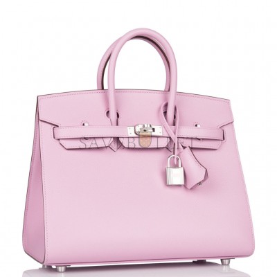 HERMES BIRKIN 25 EPSOM PALLADIUM HARDWARE (25*20*13cm) HERMES BIRKIN 25 EPSOM PALLADIUM HARDWARE (25*20*13cm)