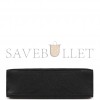 HERMES KELLY POCHETTE BLACK OSTRICH GOLD HARDWARE   (22*12*13cm)