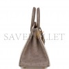 HERMES MASTER BIRKIN 25 OSTRICH BRUSHED GOLD HARDWARE (25*20*13cm)