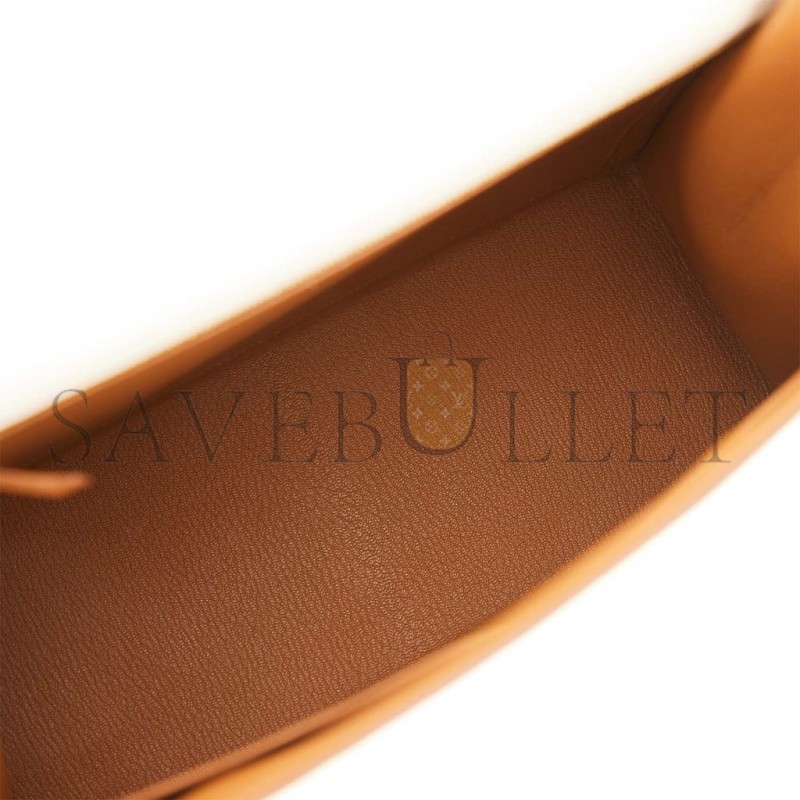 HERMES SPECIAL ORDER (HSS) KELLY SELLIER 28 NATA VERSO EPSOM BRUSHED GOLD HARDWARE  (28*22*10cm)