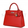 HERMES KELLY 25 EPSOM PALLADIUM HARDWARE (25*17*7cm)
