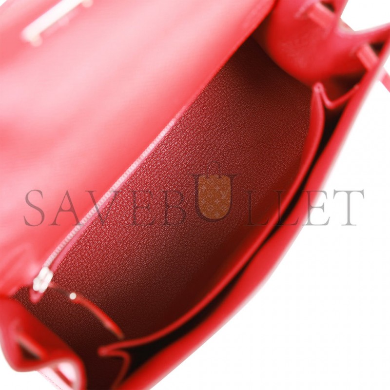 HERMES KELLY 25 EPSOM PALLADIUM HARDWARE (25*17*7cm)