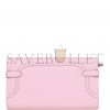 HERMES GHILLIES KELLY WALLET ROSE SAKURA SWIFT PALLADIUM HARDWARE (20cm)