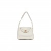 HERMES LINDY 26 WHITE EVERCOLOR GOLD HARDWARE (26*18*12cm)