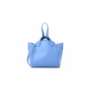 LOEWE CALFSKIN SMALL HAMMOCK NUGGET SHOULDER BAG CELESTINE BLUE (21*20*18cm)