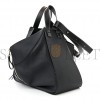 LOEWE CALFSKIN MEDIUM HAMMOCK SHOULDER BAG BLACK (33*31*17cm) LOEWE CALFSKIN MEDIUM HAMMOCK SHOULDER BAG BLACK (33*31*17cm)