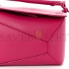 LOEWE SATIN CALFSKIN MONOCHROME SMALL PUZZLE EDGE BAG RUBY RED GLAZE (24*16.5*10.5cm)