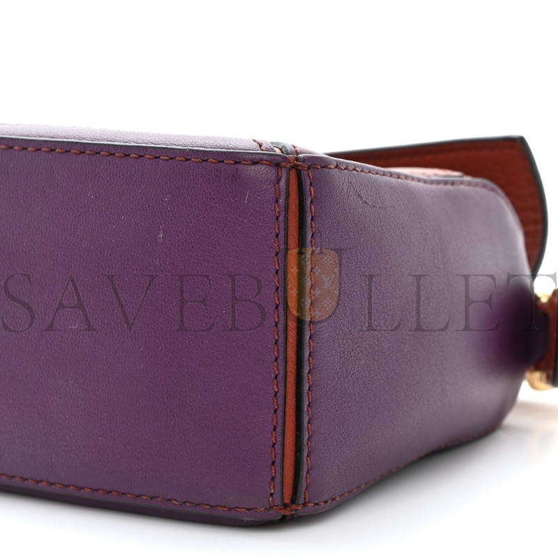 LOEWE CALFSKIN MINI PUZZLE BAG SPICE PUMPKIN (18*12.5*8cm)