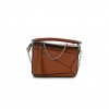 LOEWE CALFSKIN NANO PUZZLE BAG TAN (13*10*6cm)