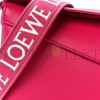 LOEWE SATIN CALFSKIN MONOCHROME SMALL PUZZLE EDGE BAG RUBY RED GLAZE (24*16.5*10.5cm)