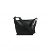 LOEWE SUPPLE SMOOTH CALFSKIN JACQUARD SMALL CUBI BAG BLACK (23*21*11cm)