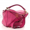 LOEWE CALFSKIN MEDIUM PUZZLE BAG FUCHSIA (29*18*12cm)