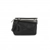 LOEWE CALFSKIN SMALL PUZZLE BAG BLACK (24*16.5*10.5cm)