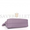 LOEWE NAPPA FLAMENCO KNOT CLUTCH PALE AUBERGINE GLAZE (22*18*7cm)