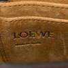 LOEWE CALFSKIN JACQUARD MINI GATE DUAL BAG CHOCOLATE (20*13*10cm)