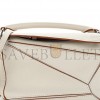 LOEWE CALFSKIN MINI PUZZLE BAG SOFT WHITE (18*12.5*8cm) LOEWE CALFSKIN MINI PUZZLE BAG SOFT WHITE (18*12.5*8cm)