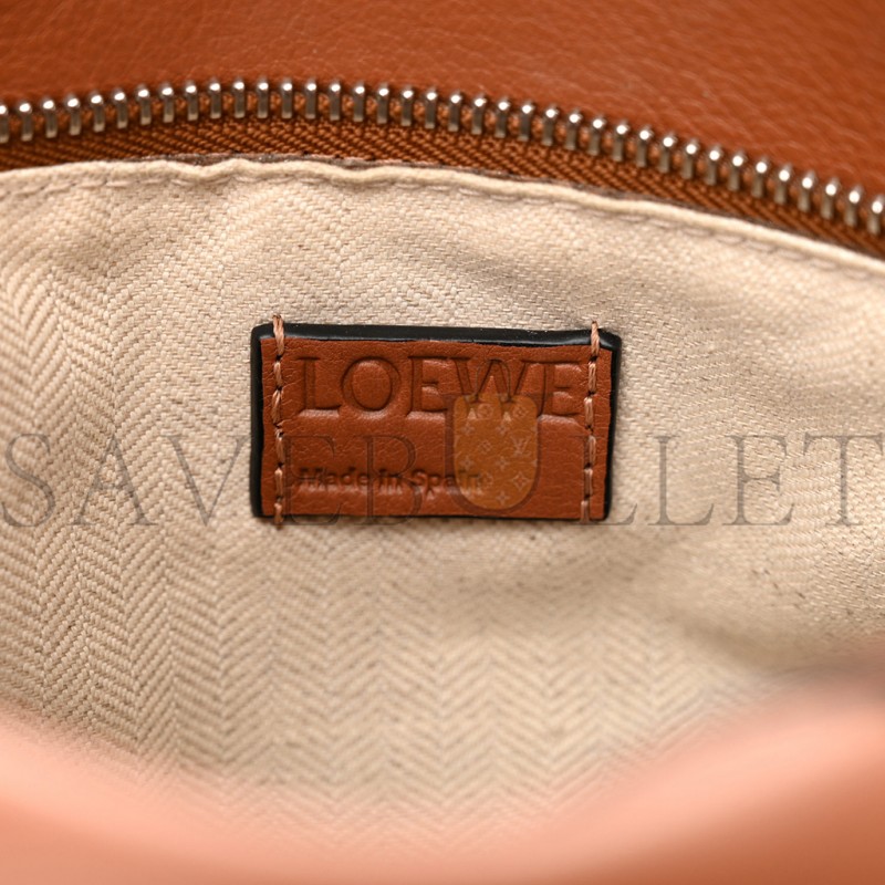 LOEWE CALFSKIN SMALL PUZZLE BAG TAN (24*16.5*10.5cm)