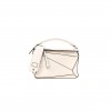 LOEWE GRAINED CALFSKIN SMALL PUZZLE BAG WHITE (24*16.5*10.5cm)