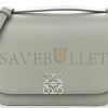 LOEWE SILK CALFSKIN SMALL GOYA BAG GRAY (19*13*6cm)