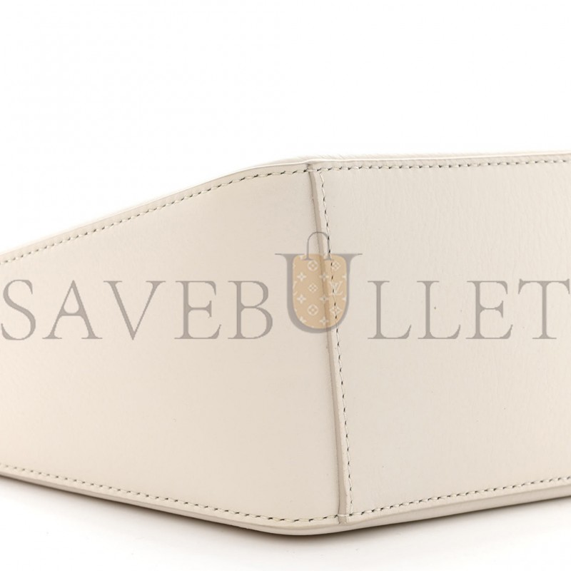 LOEWE CALFSKIN MINI HAMMOCK HOBO SOFT WHITE (17*17*10cm)