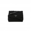 PRADA RE-NYLON SMALL PADDED SHOULDER BAG BLACK (36*29*15cm)