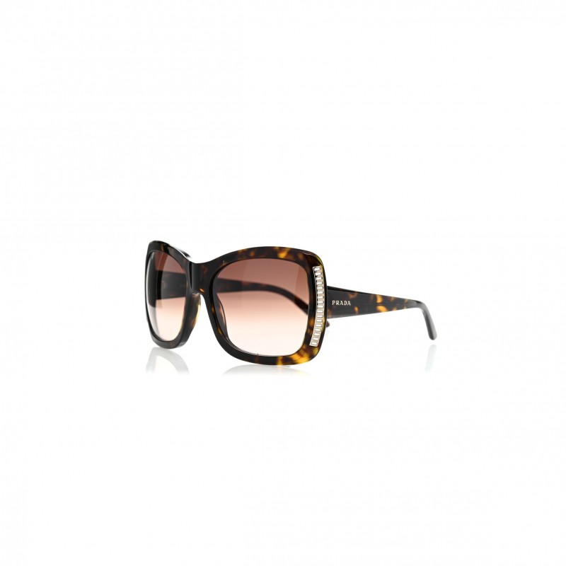 PRADA ACETATE SUNGLASSES SPR 11L TORTOISE