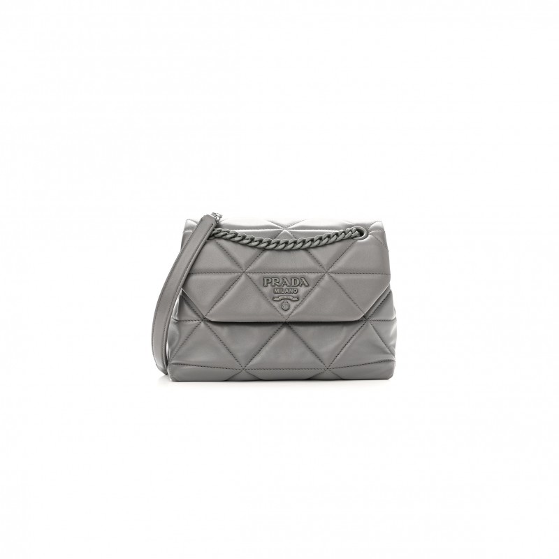 PRADA NAPPA STITCHED SMALL SPECTRUM BAG MARMO (22*16*9cm)