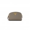 PRADA VITELLO DAINO COSMETIC POUCH ARGILLA (17*11*7cm)