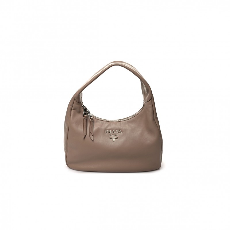 PRADA VITELLO SOFT HOBO CAMMEO (30*25*11cm)