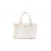 PRADA VITELLO CERVO MINI SATCHEL WHITE (24*24*11cm)