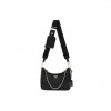 PRADA SAFFIANO LUX RE-EDITION 2005 SHOULDER BAG BLACK (22*17*6cm)