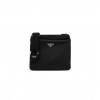 PRADA RE-NYLON SAFFIANO MESSENGER BAG BLACK (28*25*6cm)