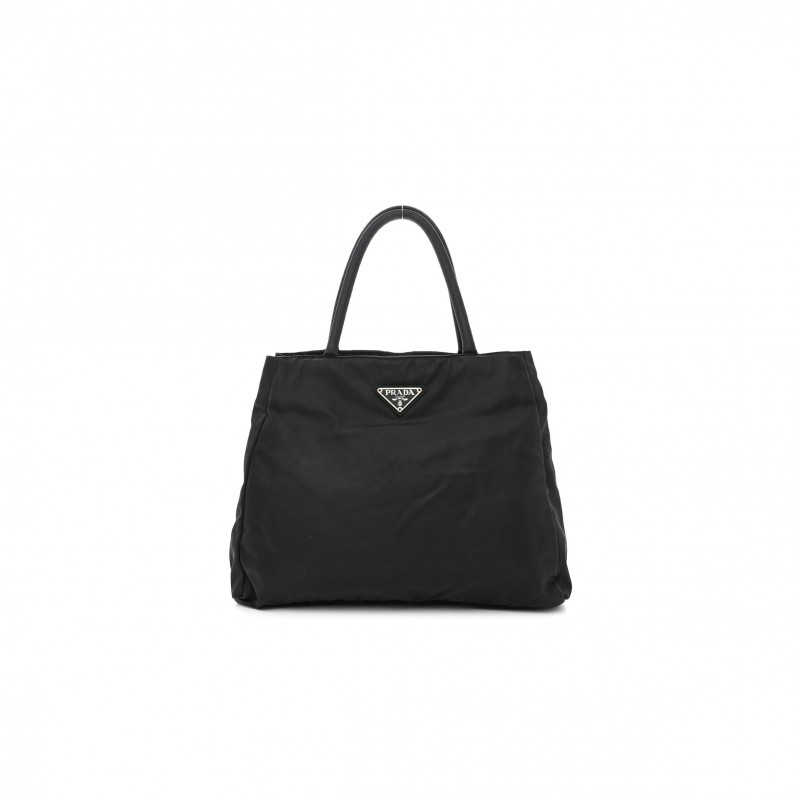 PRADA TESSUTO NYLON TOTE BLACK (32*23*11cm)