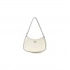 PRADA SPAZZOLATO CLEO SHOULDER BAG WHITE (27*18*5cm)