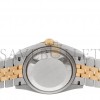 ROLEX STAINLESS STEEL 18K YELLOW GOLD DIAMOND 36MM OYSTER PERPETUAL DATEJUST WATCH OLIVE GREEN ROMAN 126233