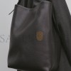 THE ROW LARGE NS SHOULDER BAG IN LEATHER BLACK W1587L72SBLPL (33*28*15cm)