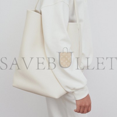 THE ROW LARGE NS PARK TOTE BAG IN LEATHER IVORY W1273L129IVPD (43*38*20cm) THE ROW LARGE NS PARK TOTE BAG IN LEATHER IVORY W1273L129IVPD (43*38*20cm)